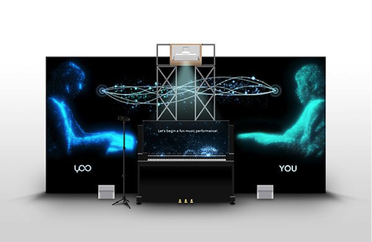金沙js93252联手博报堂i-Studio展出实验性人工智能音乐装置“与YOO合奏”