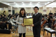 金沙js93252示范乐团兰州十四中学授牌仪式报道 